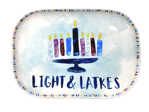 Long Beach Hanukkah Light & Latkes Platter