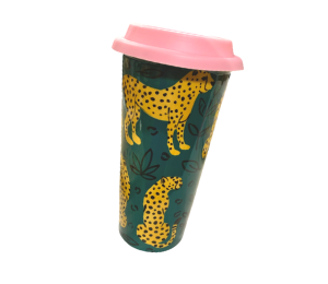 Long Beach Cheetah Travel Mug