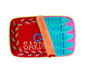 Long Beach Sardines Dinner Plate