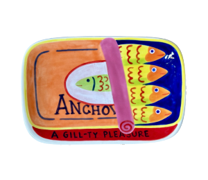 Long Beach Anchovies App Plate