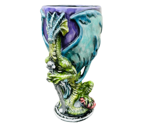 Long Beach Antique Dragon Goblet
